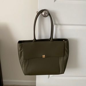 Dark green work bag